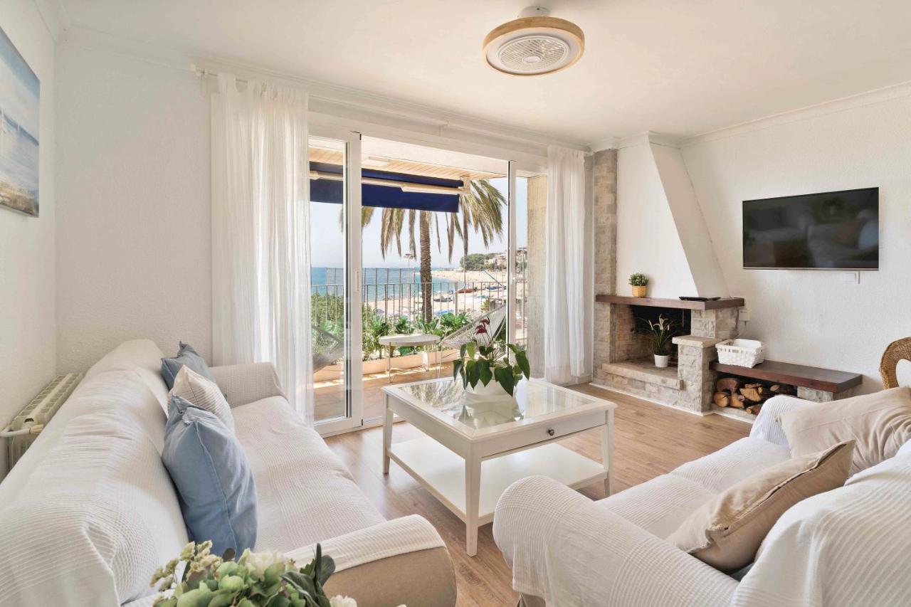 Апартаменты Apartamento Primera Linea De Mar Con Espectaculares Vistas Сан-Поль-де-Мар Экстерьер фото